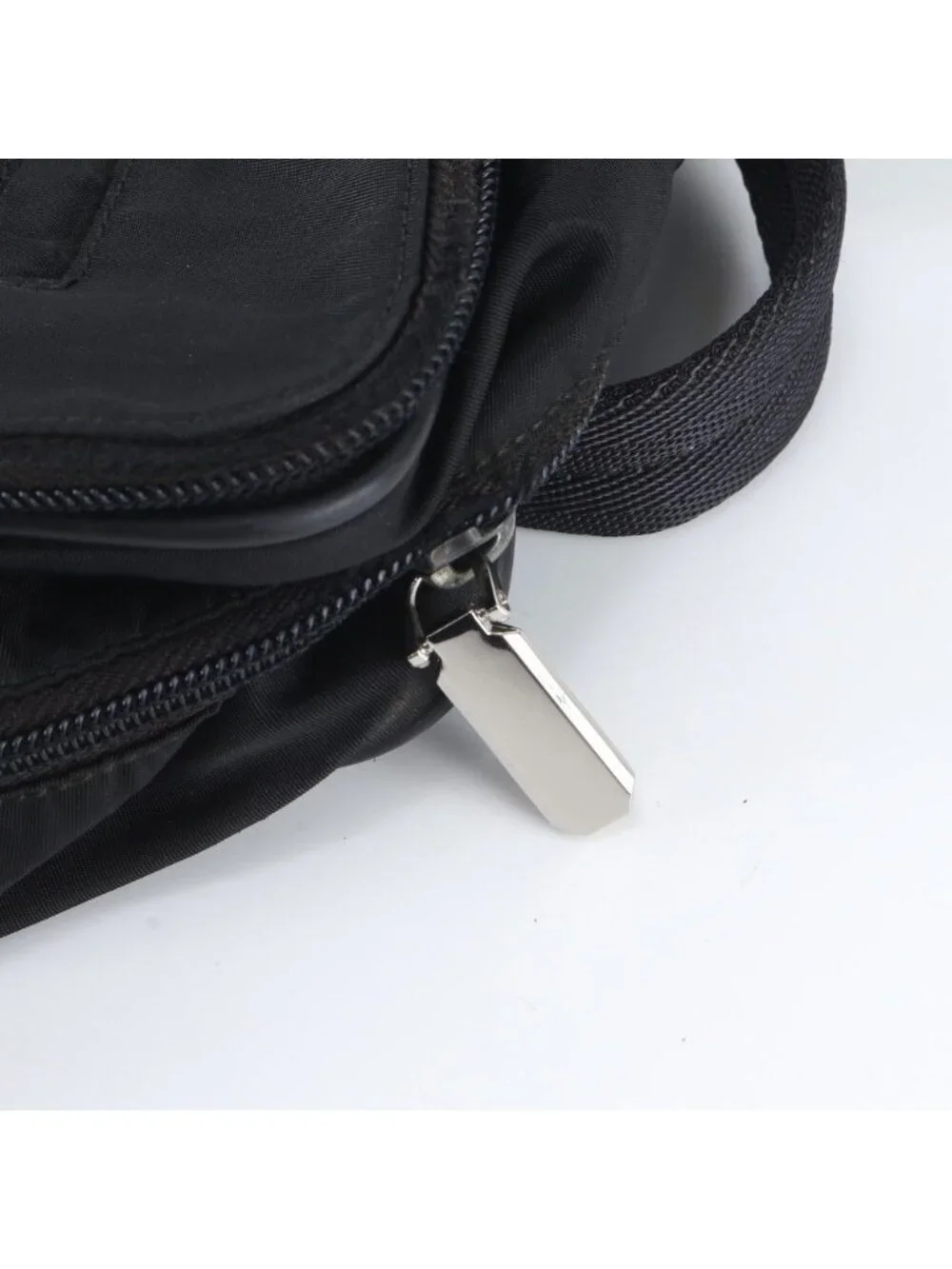 Prada Tessuto Nylon Leather 2-Way Business Bag Crossbody Shoulder